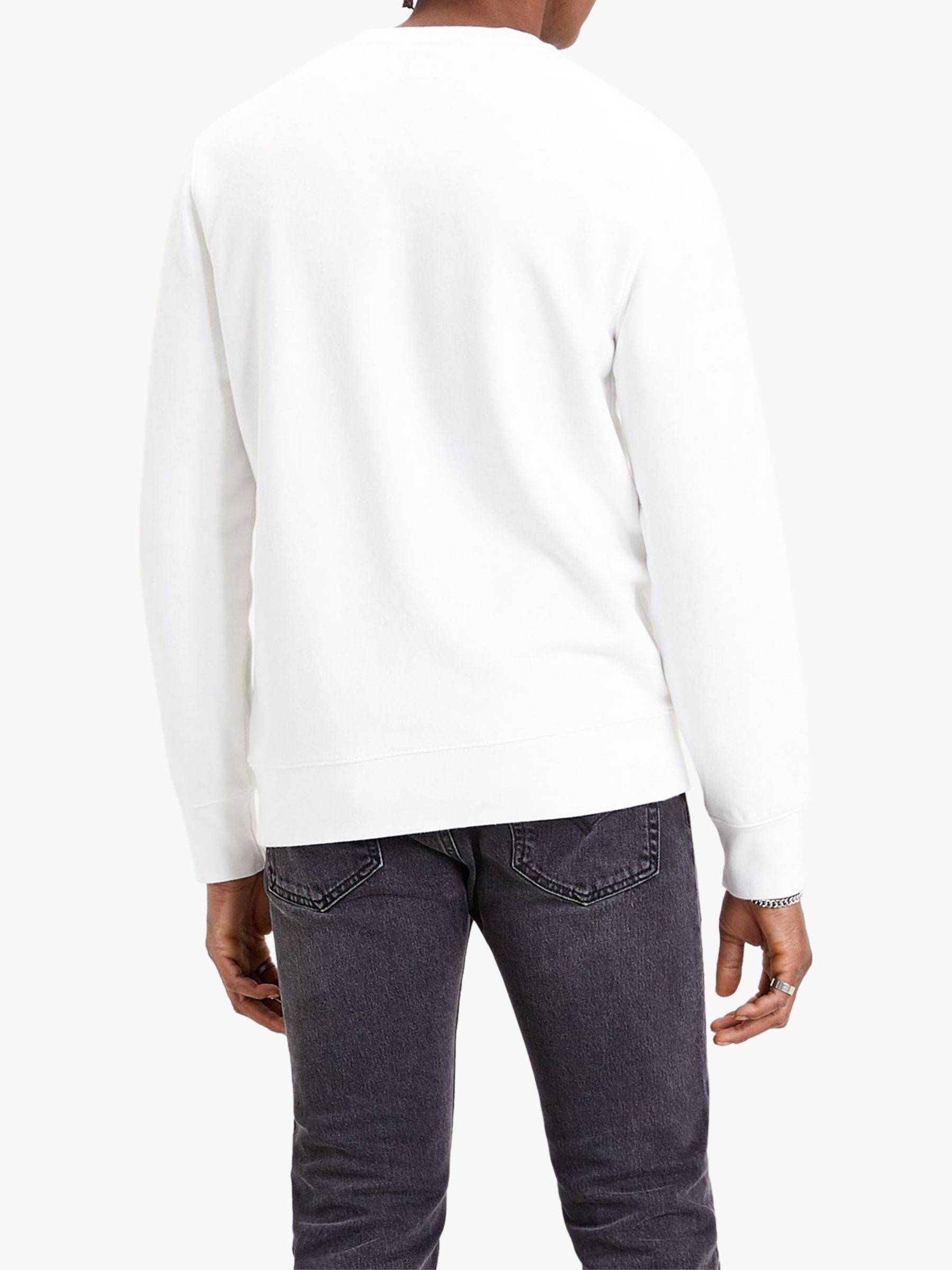 Levi's Original Crew Neck Sweatshirt, White, S