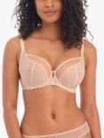 Freya Signature Underwired Non Padded Plunge Bra, Beige