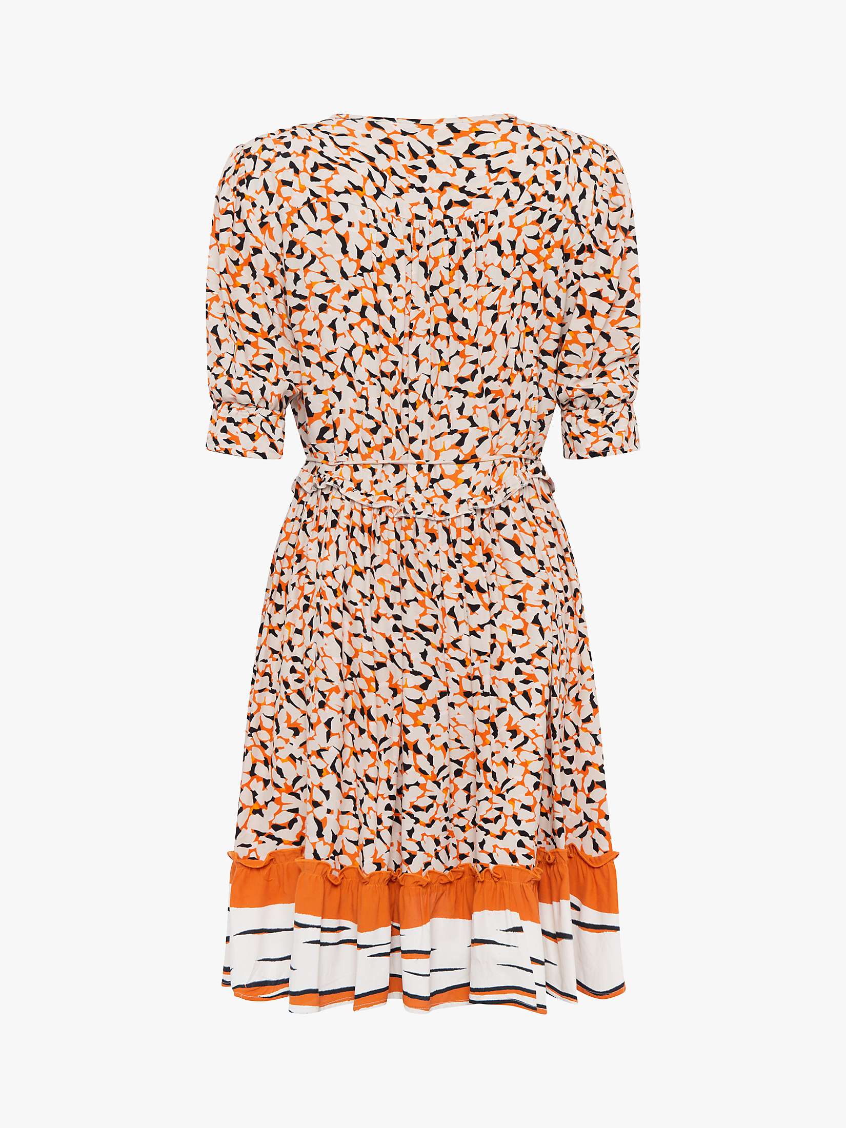 Buy French Connection Ellie Floral Print Dress, Copper Sunset Multi Online at johnlewis.com