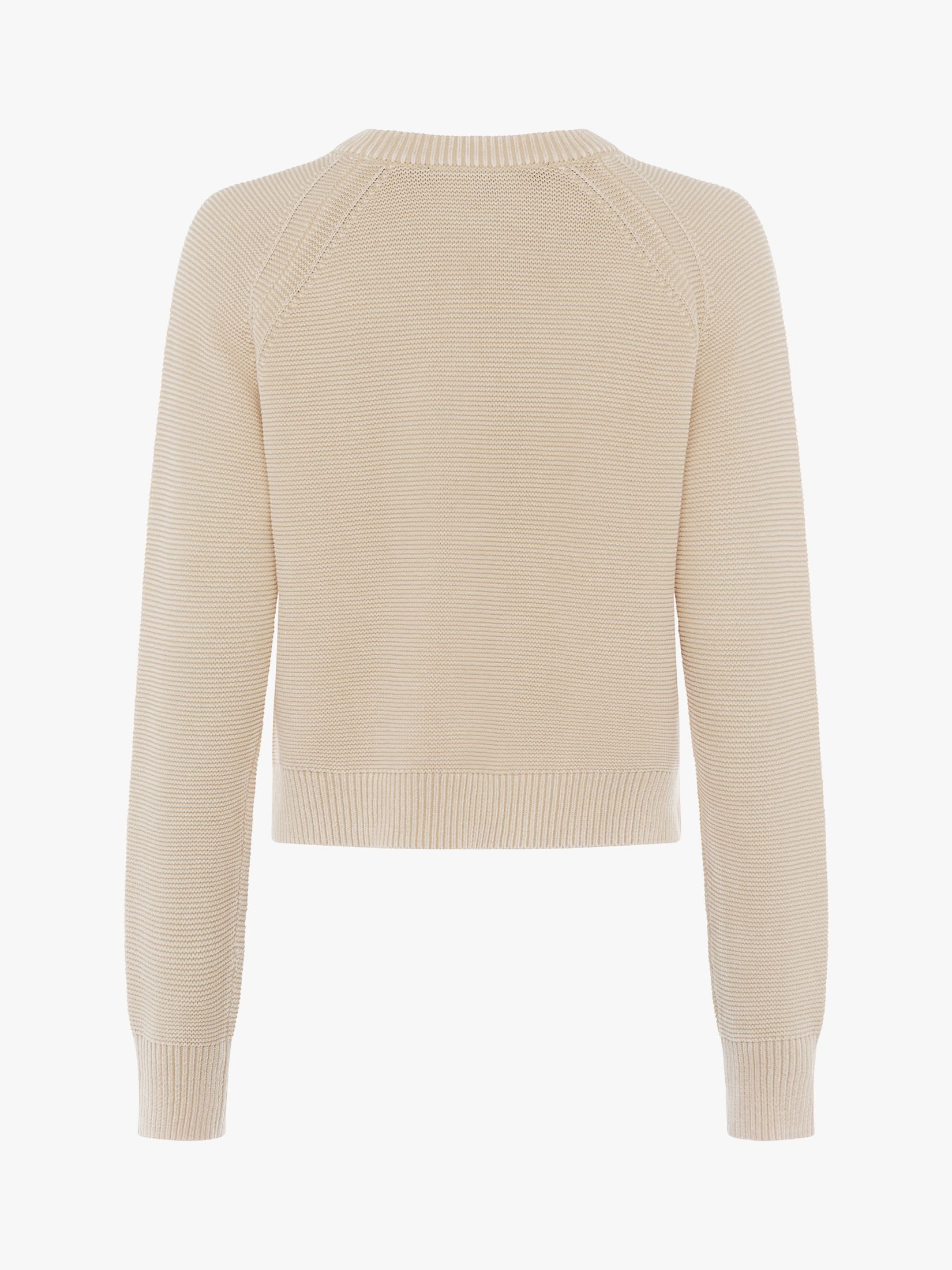 French Connection Lilly Mozart Crew Neck Jumper, Oatmeal Melange at ...