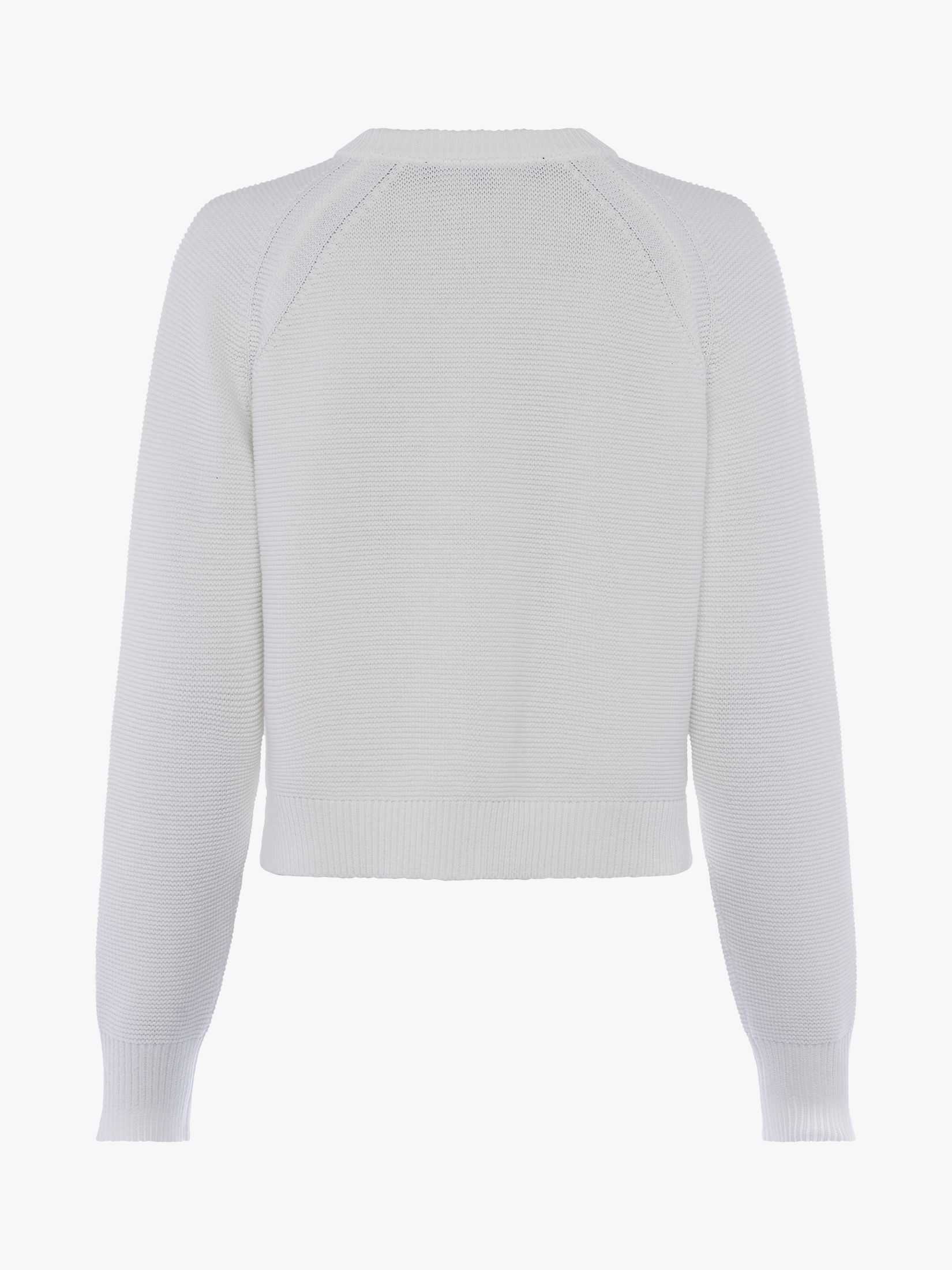 French Connection Lilly Mozart Crew Neck Jumper, Summer White at John ...