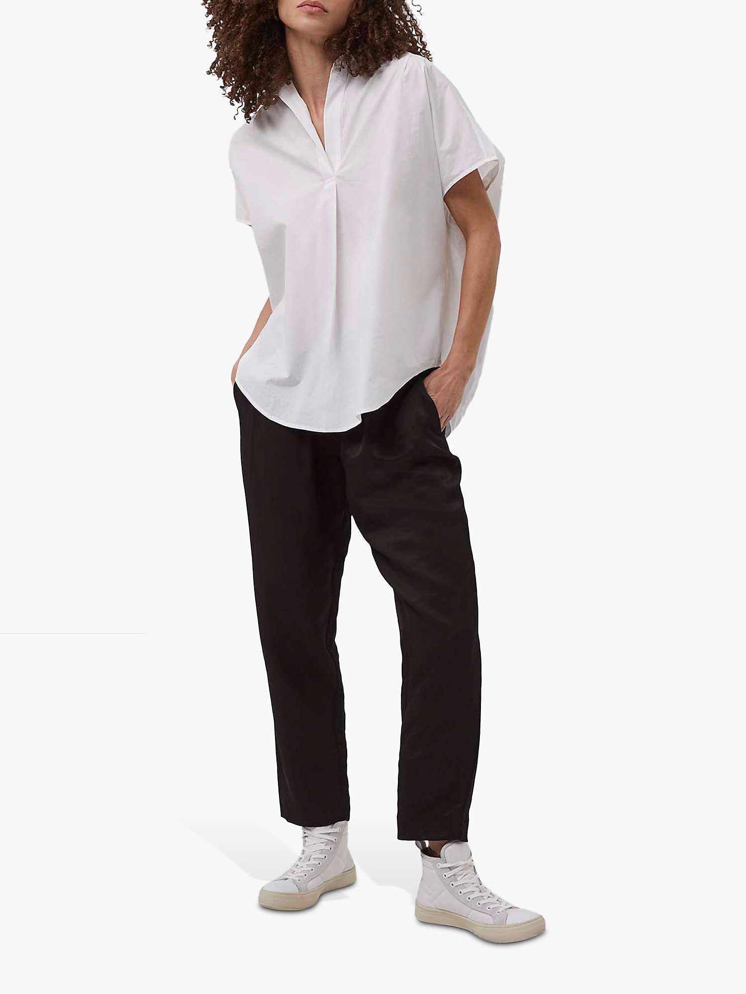 Buy French Connection Cele Rhodes Poplin Short Sleeve Shirt Online at johnlewis.com