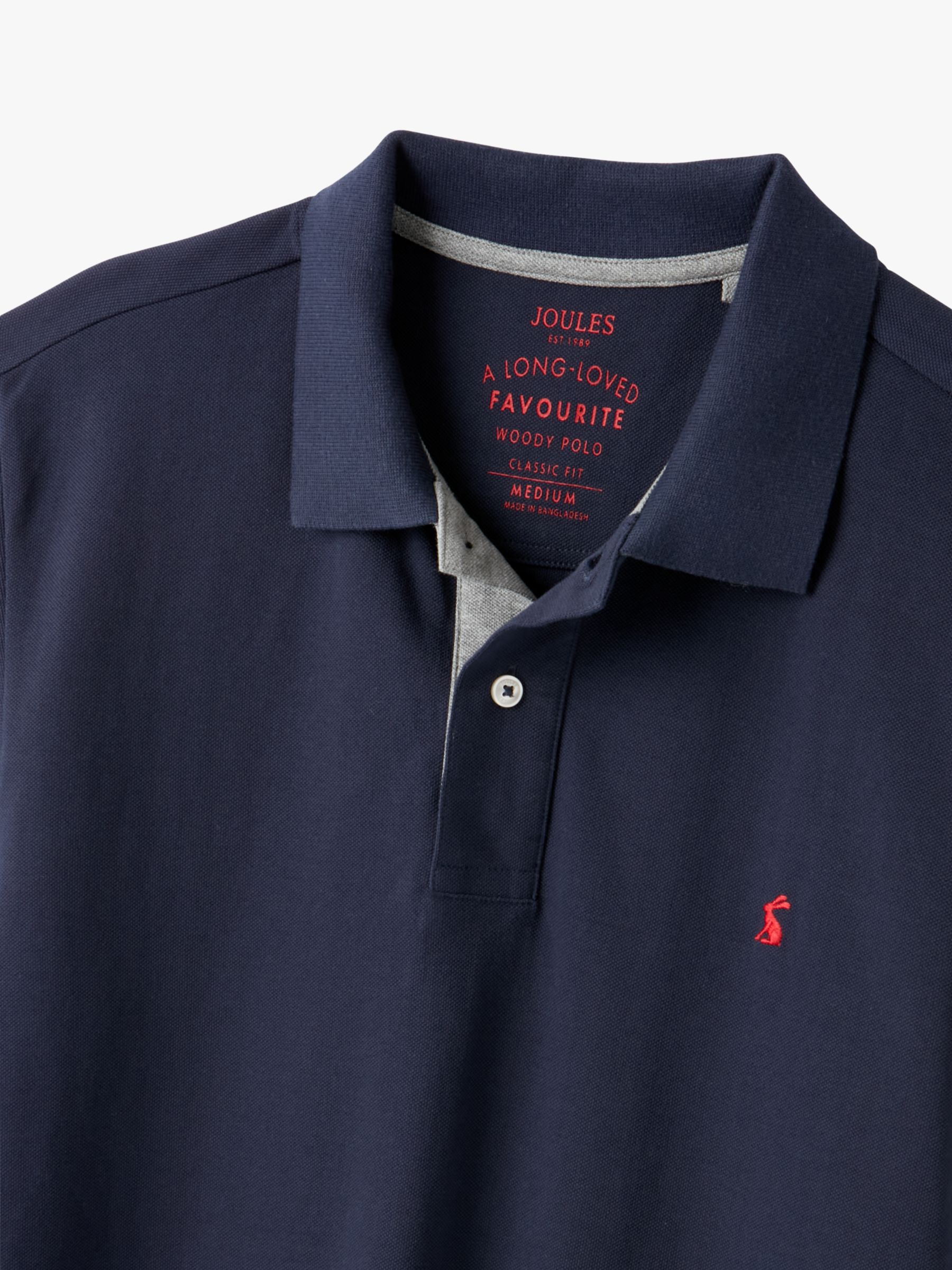 Joules Classic Fit Polo Shirt, Dark Blue at John Lewis & Partners