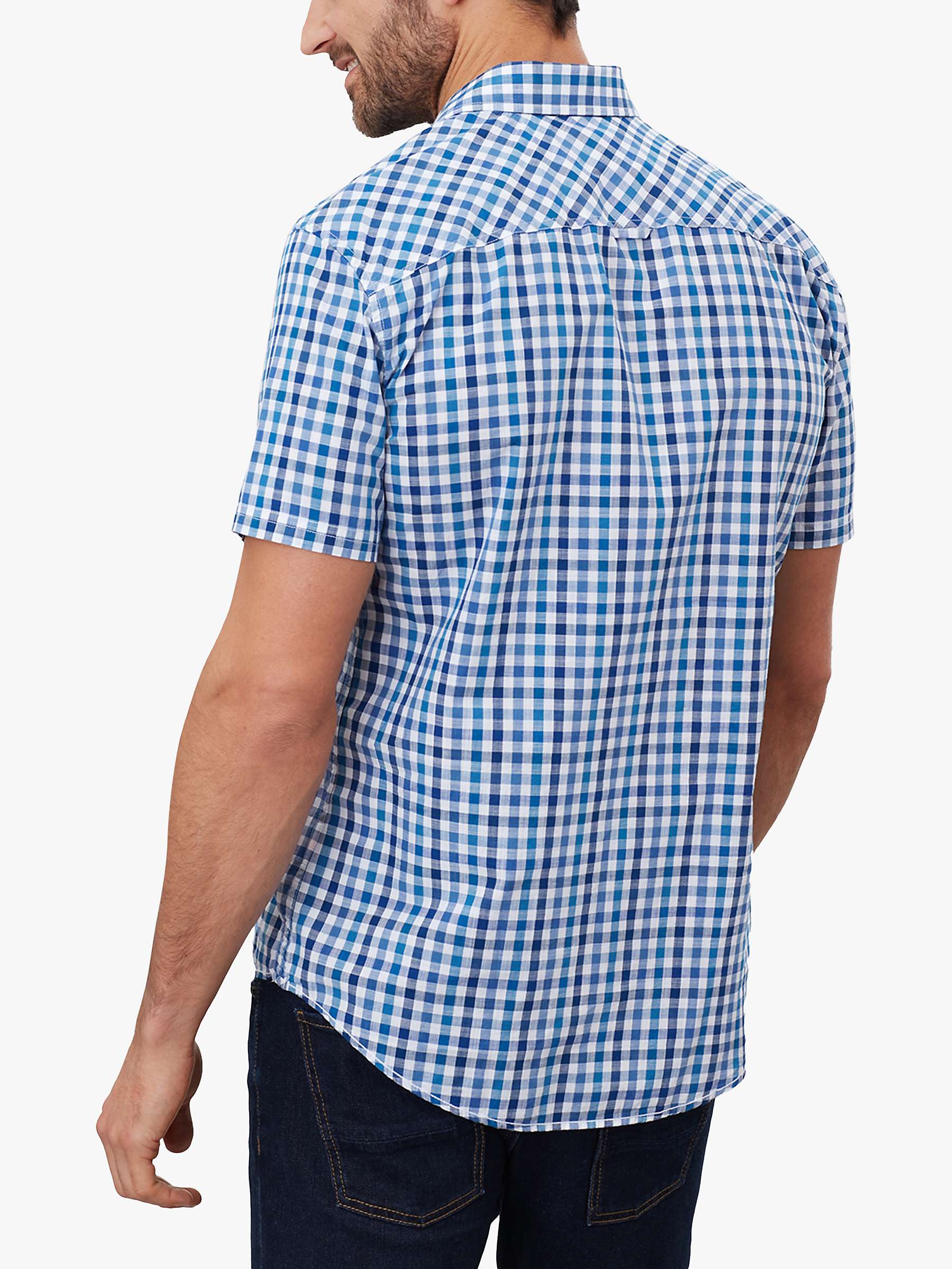 Buy Joules Wilson Check Shirt, Blue Gingham Online at johnlewis.com