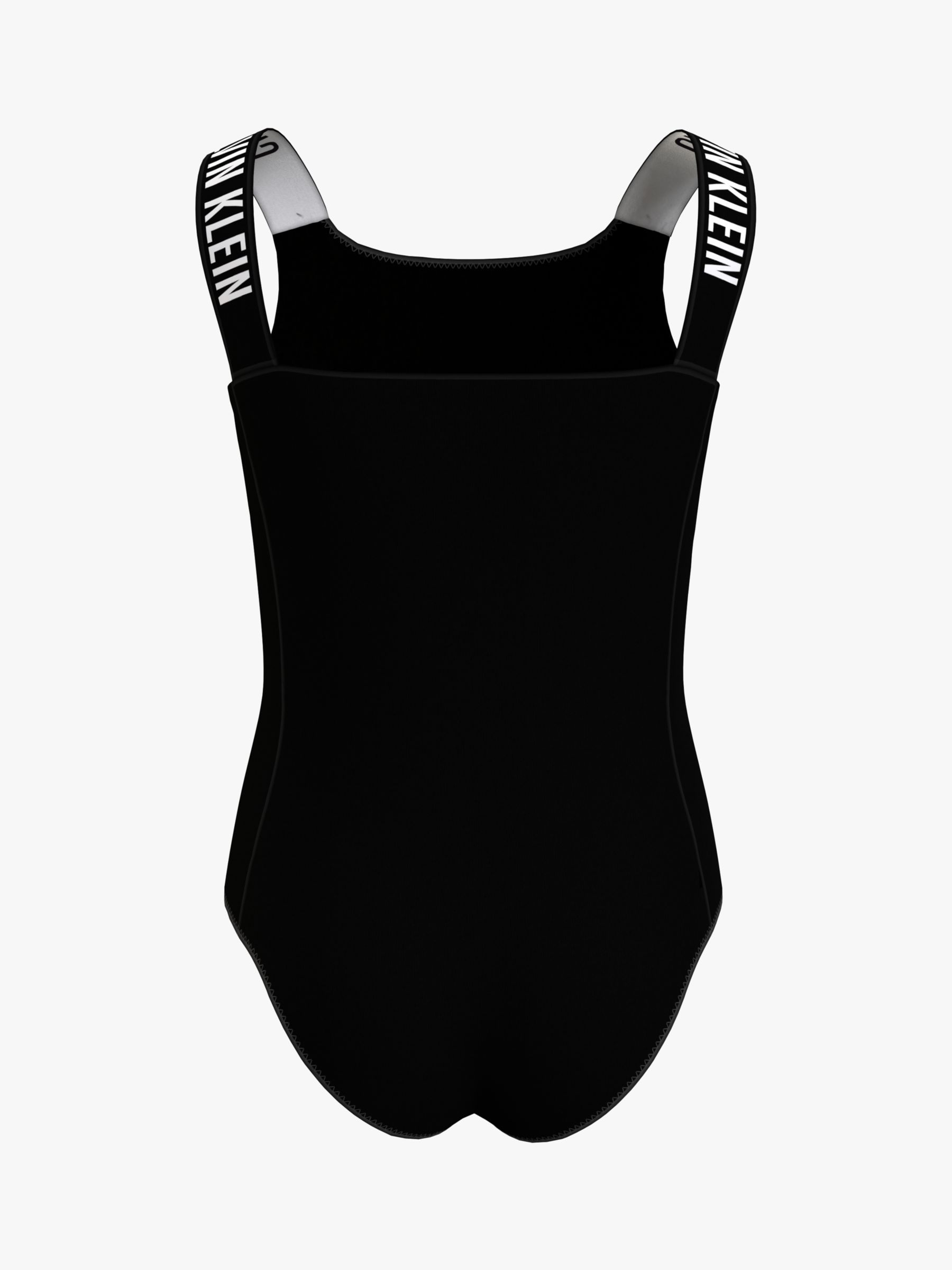 Calvin Klein Kids' Intense Power Swimsuit, Black, 8-10 years