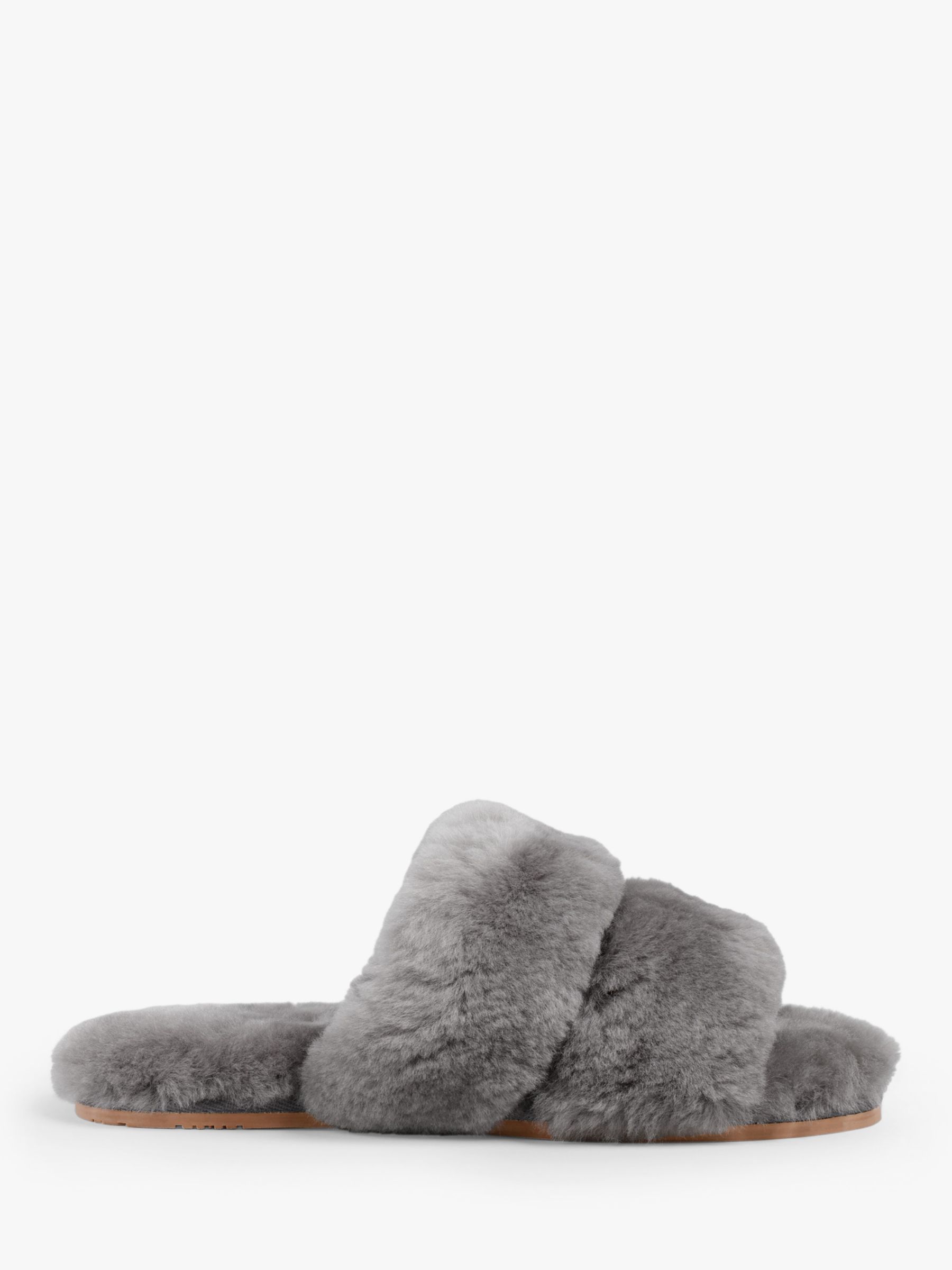 HUSH Arundel Slippers, Grey, 5