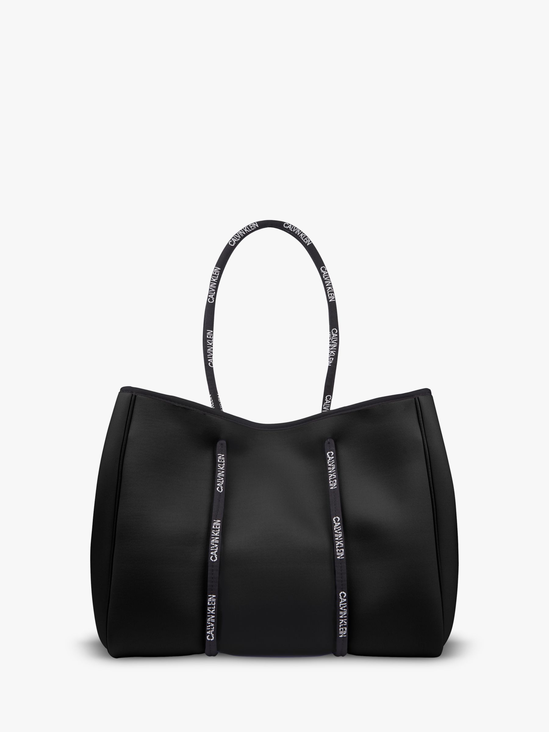 Calvin Klein Scuba Logo Tote Bag, PVH Black