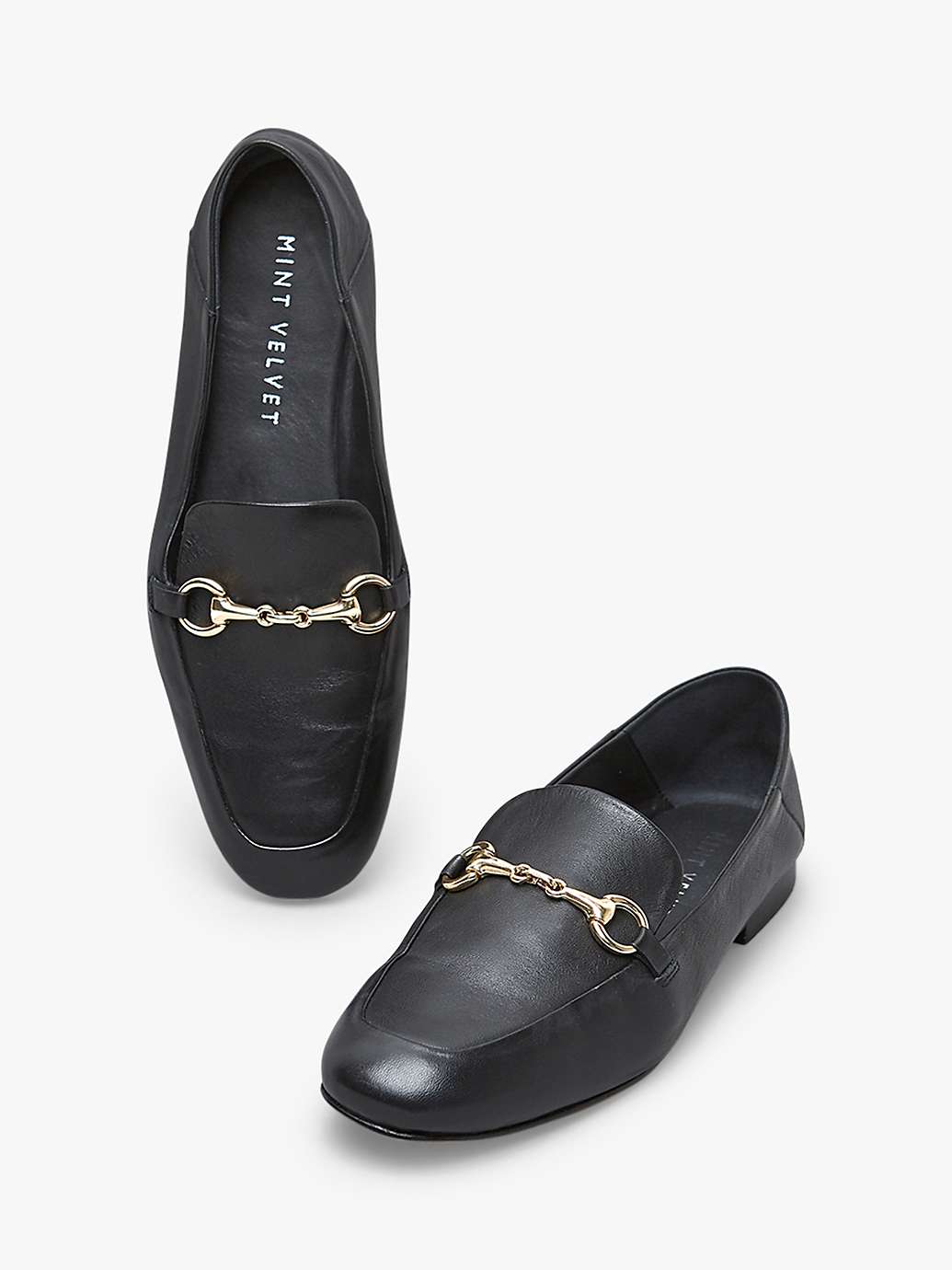 Buy Mint Velvet Camille Leather Loafers Online at johnlewis.com