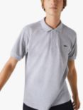 Lacoste L.12.12 Classic Regular Fit Short Sleeve Polo Shirt, Silver Chine