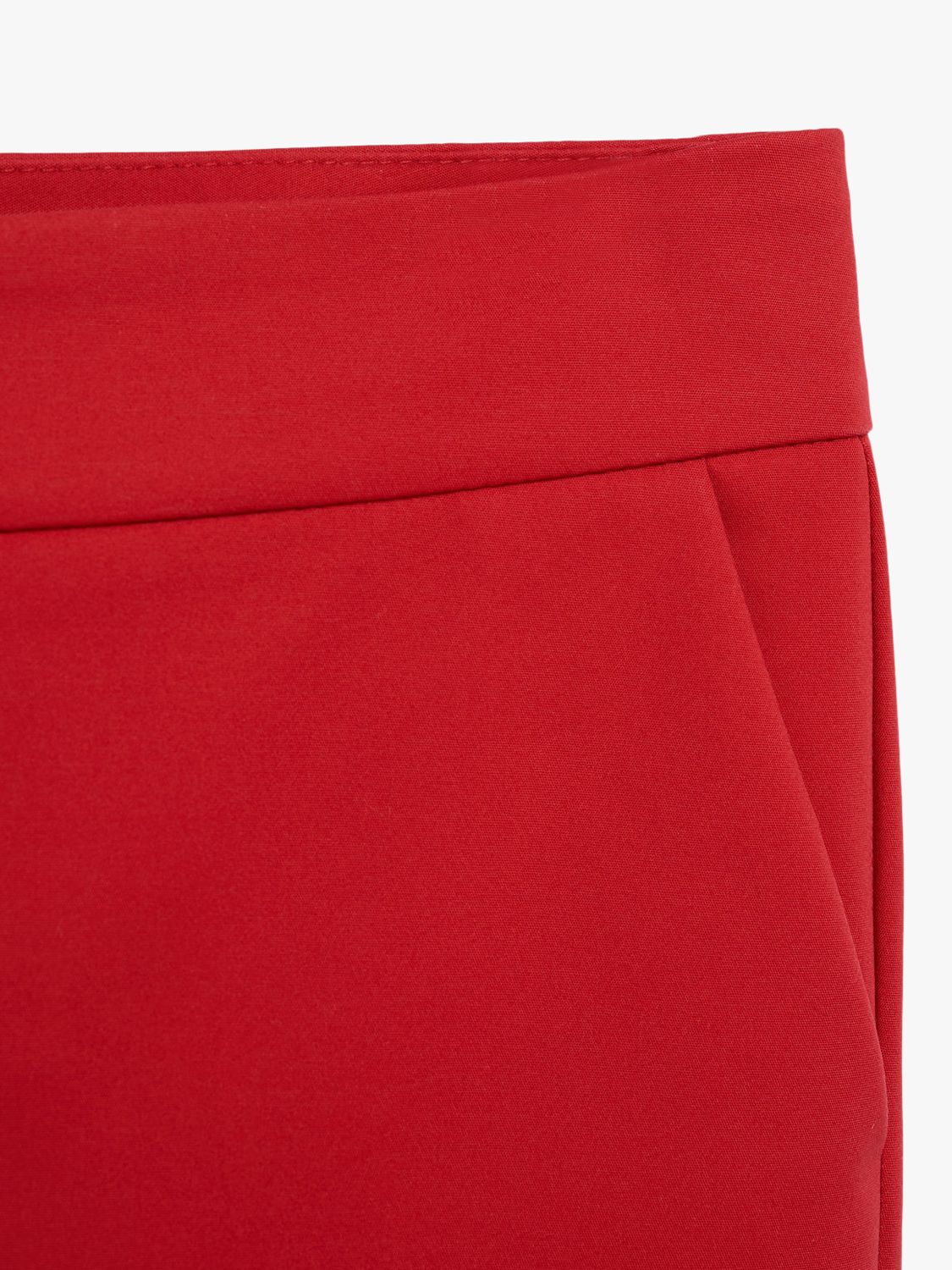 Mango Suit Slim Fit Trousers, Red at John Lewis & Partners