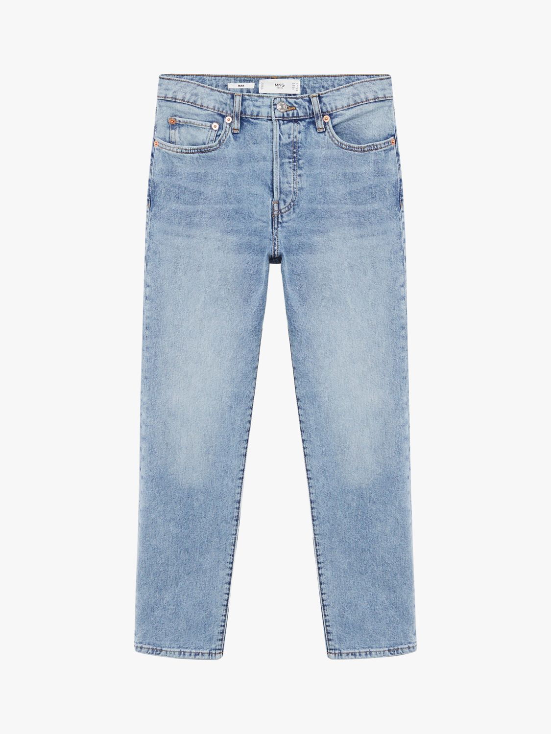 Mango Ankle Length Straight Fit Jeans