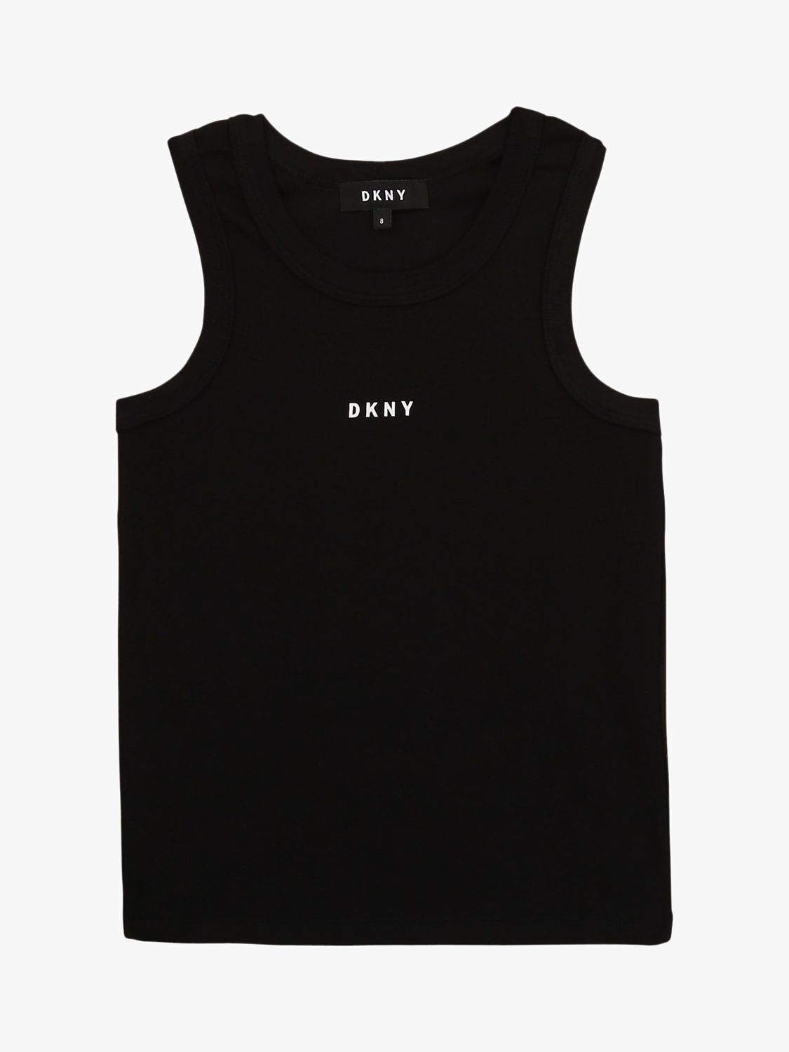 DKNY Kids' Vest & Jersey Top, Poppy, 4 years