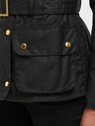 Barbour International Waxed Jacket, Black