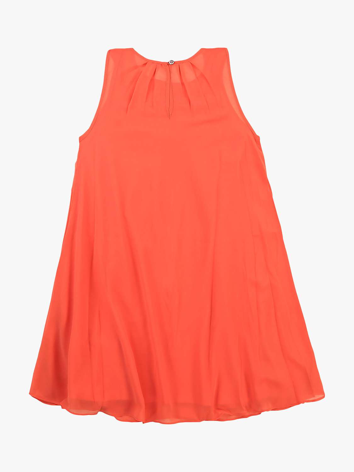 Buy HUGO BOSS Kids' Sleeveless Crepe Dress, Peach Online at johnlewis.com
