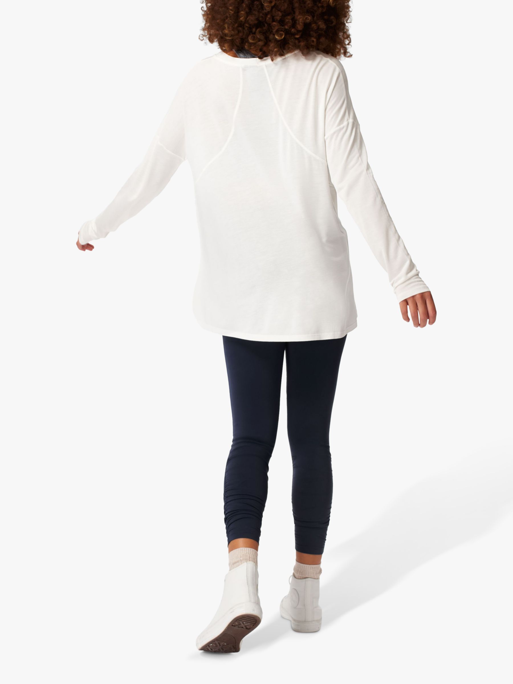 Sweaty Betty Easy Peazy Top, Lily White at John Lewis & Partners