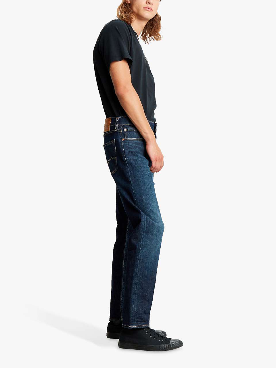 Levi's 502 Regular Tapered Jeans, Biologia Adv at John Lewis & Partners