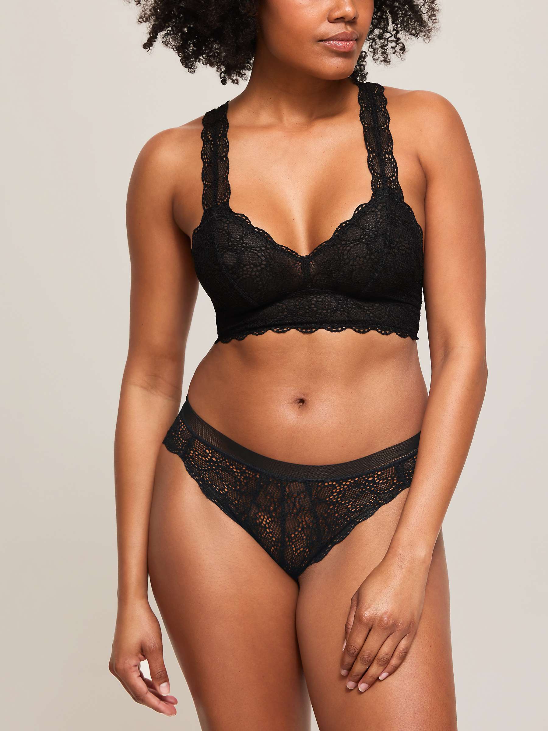 Buy DKNY Superior Lace Brazilian Knickers Online at johnlewis.com