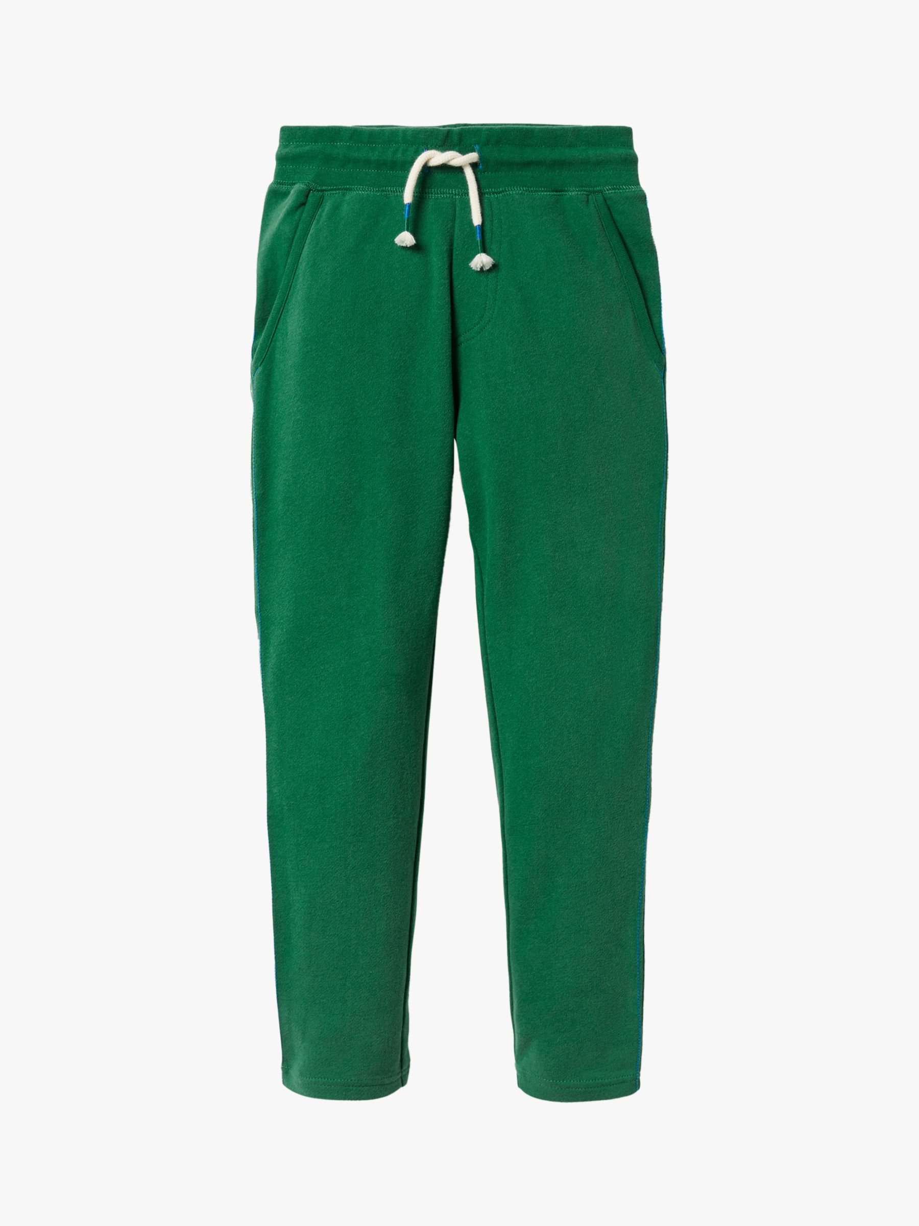 Mini Boden Kids' Essential Joggers, Forest Green at John Lewis & Partners