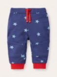 Mini Boden Baby Warrior Knee Jersey Trousers, Starboard Blue