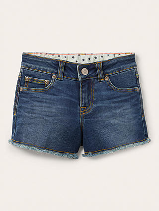 Mini Boden Girls' Denim Shorts, Mid Vintage