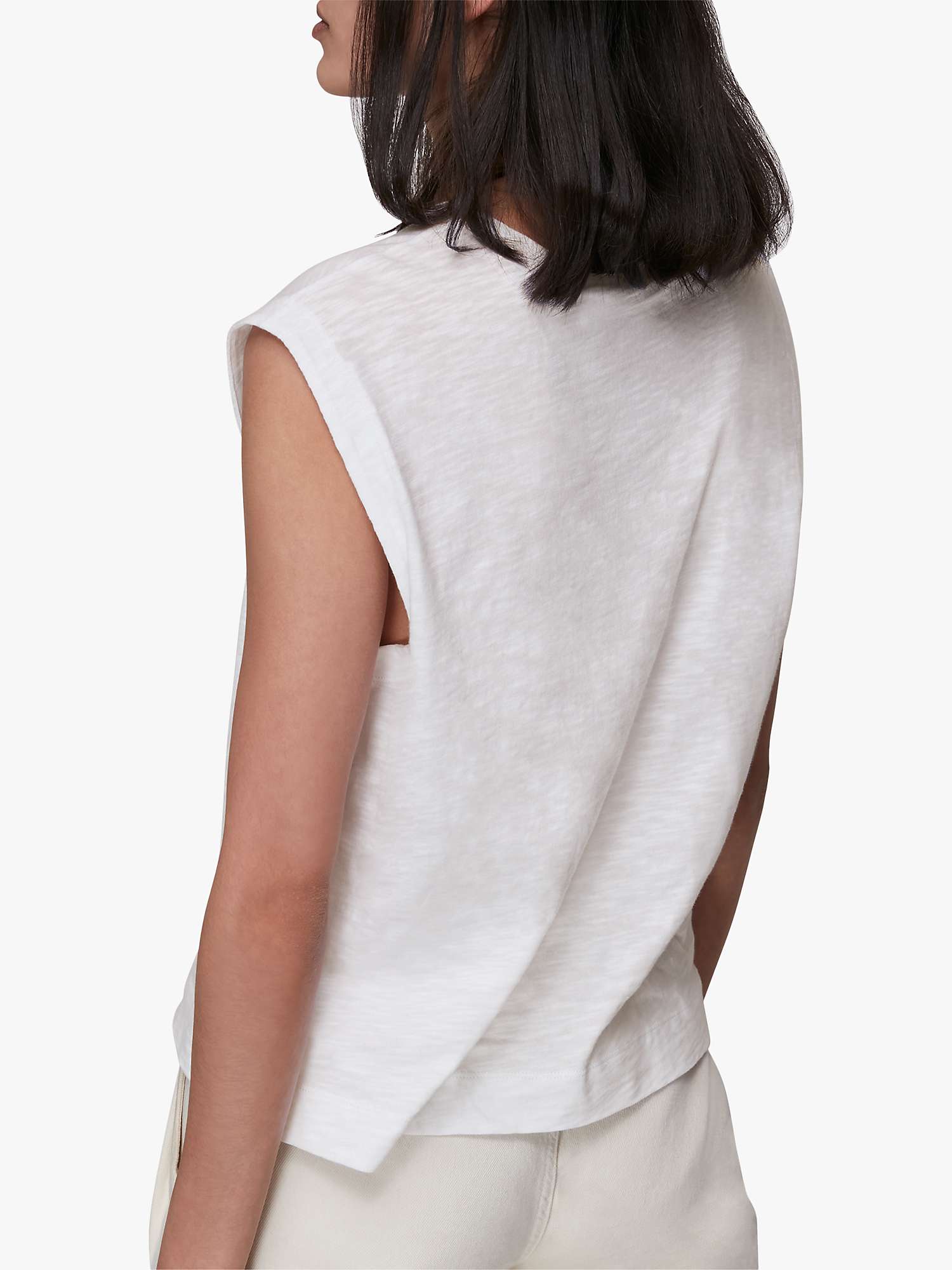 Buy Whistles Cotton Muscle Top Online at johnlewis.com