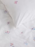 John Lewis Butterflies Reversible Pure Cotton Duvet Cover and Pillowcase Set, Multi
