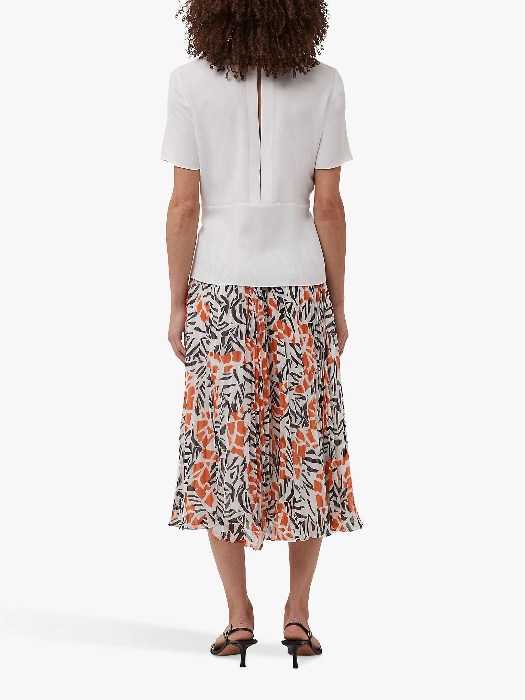 Buy French Connection Emmy Crepe Top Online at johnlewis.com