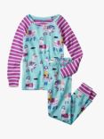 Hatley Kids' Alpaca Print Pyjama Set, Multi
