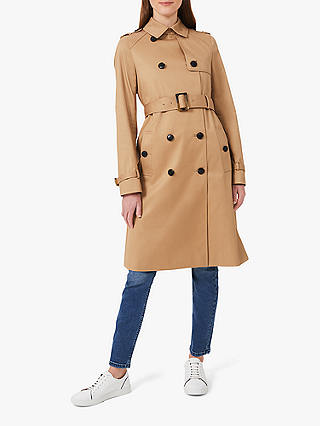 Hobbs Finely Trench Coat, Fawn Beige