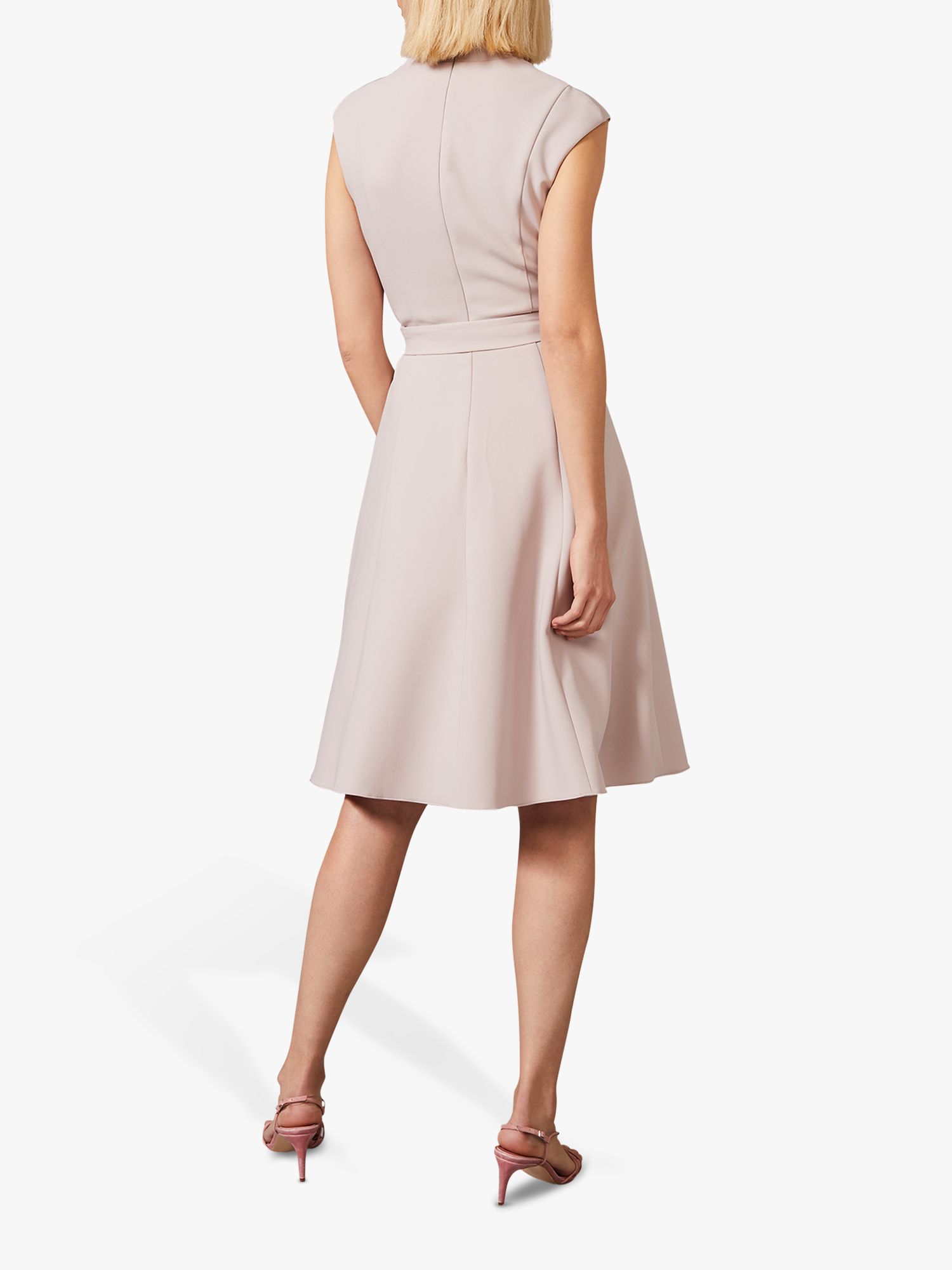 Phase Eight Joyce Belted Dress, Taupe at John Lewis & Partners