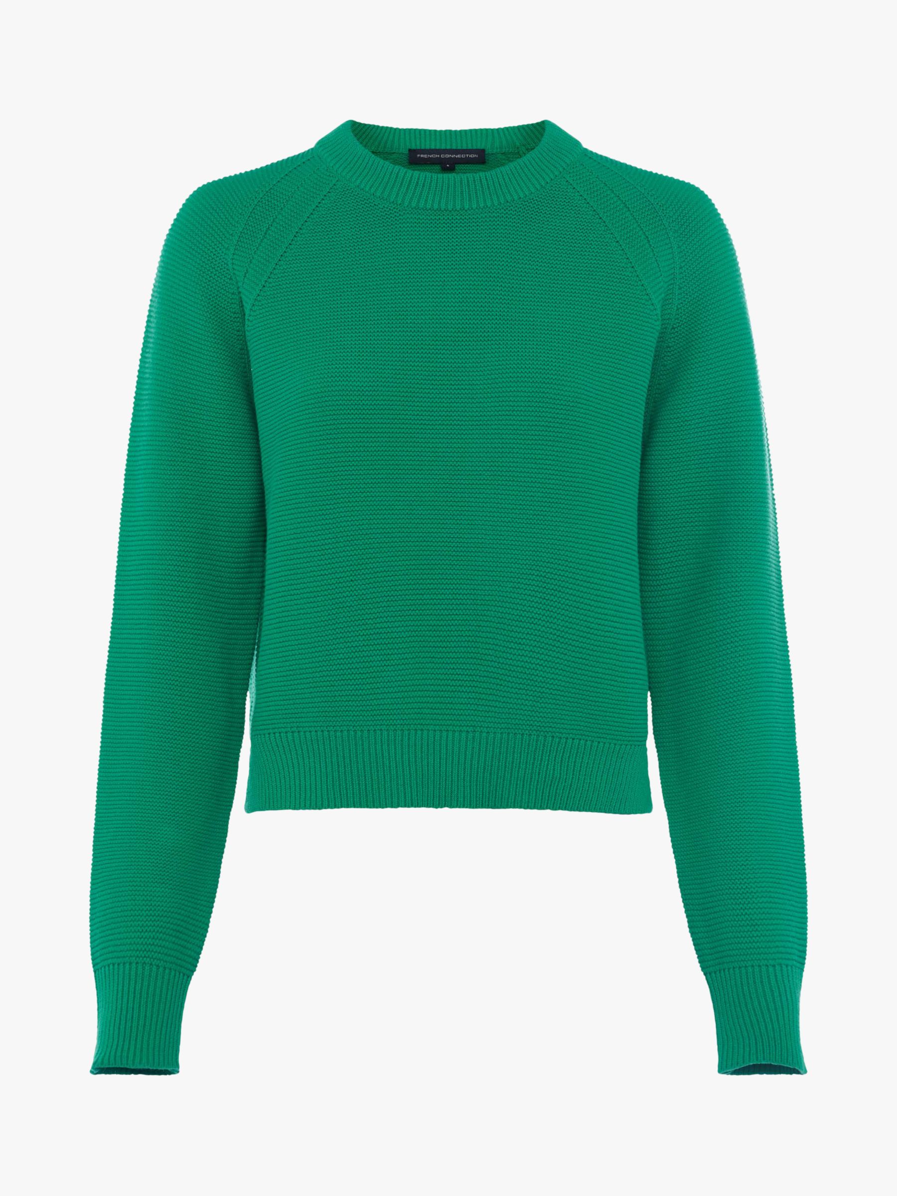 French Connection Lilly Mozart Jumper, Palm Green at John Lewis & Partners