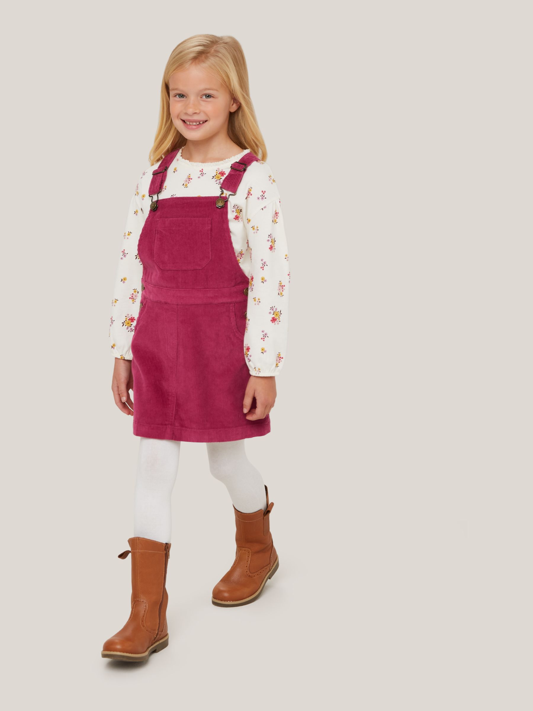 Girls Pinafore Dress Corduroy Dress Red Pinafore Fall Clothing for Girls  Winter Outfit Girls Dresses 