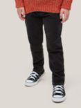 John Lewis & Partners Kids' Five Pocket Corduroy Trousers, Dark Grey