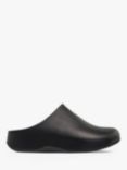 FitFlop Shuv Leather Clogs, Black