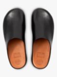 FitFlop Shuv Leather Clogs, Black
