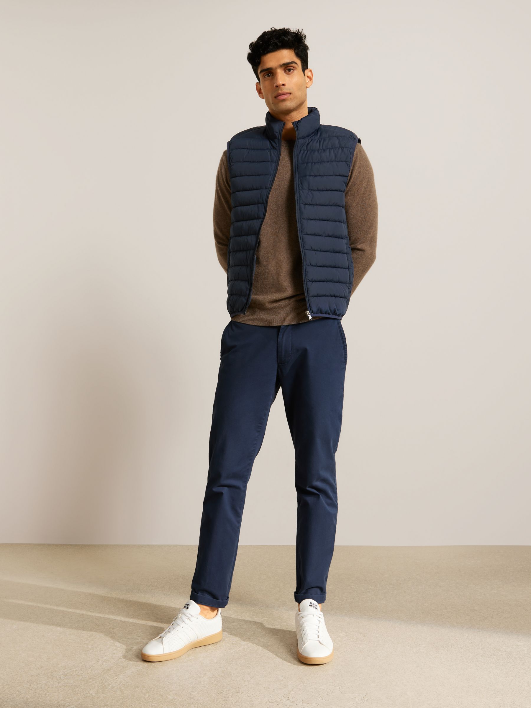 Men's Navy Blue Vedoneire Quilted Gilet