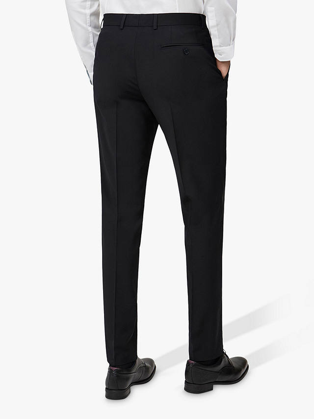 Ted Baker Panama Wool Blend Suit Trousers, Black