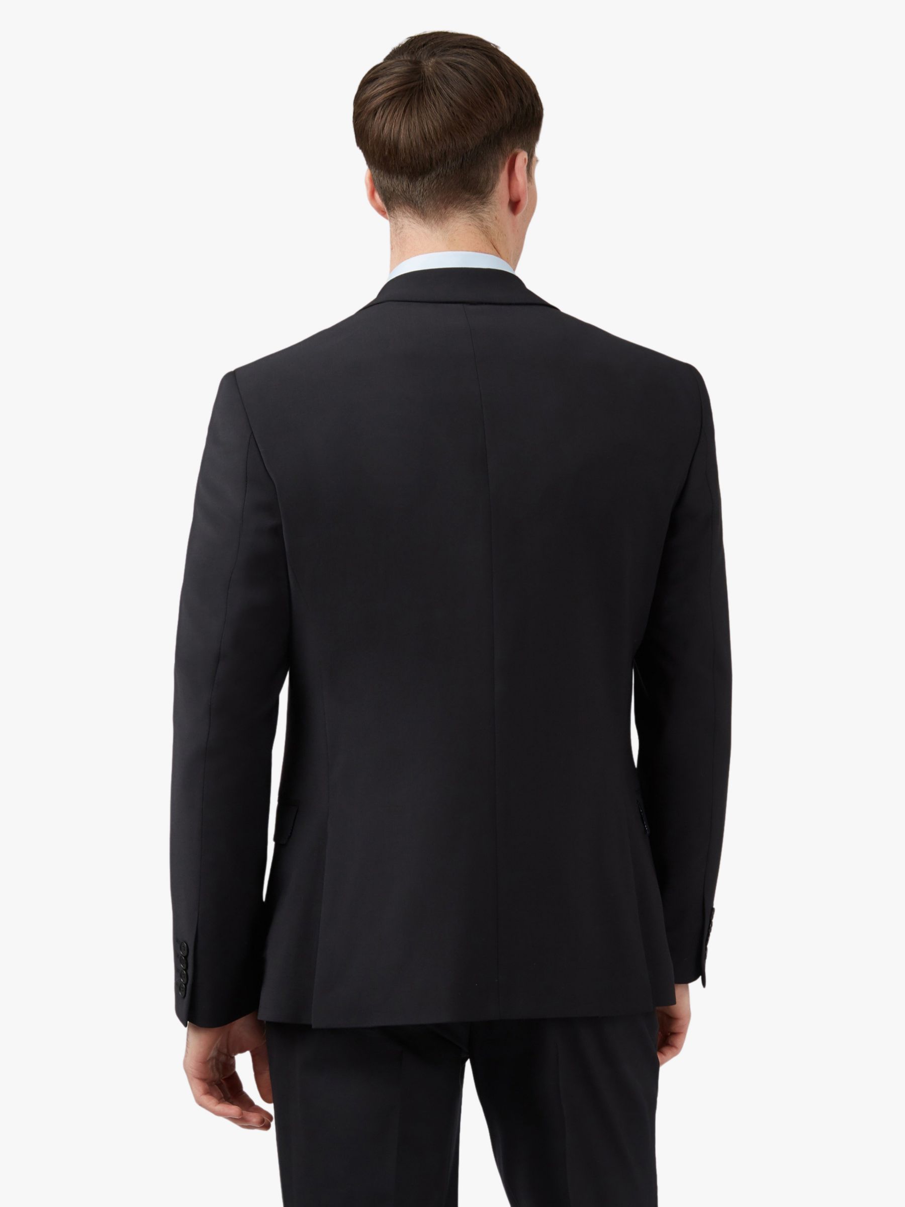 Ted Baker Panama Wool Blend Suit Jacket, Black, 38S