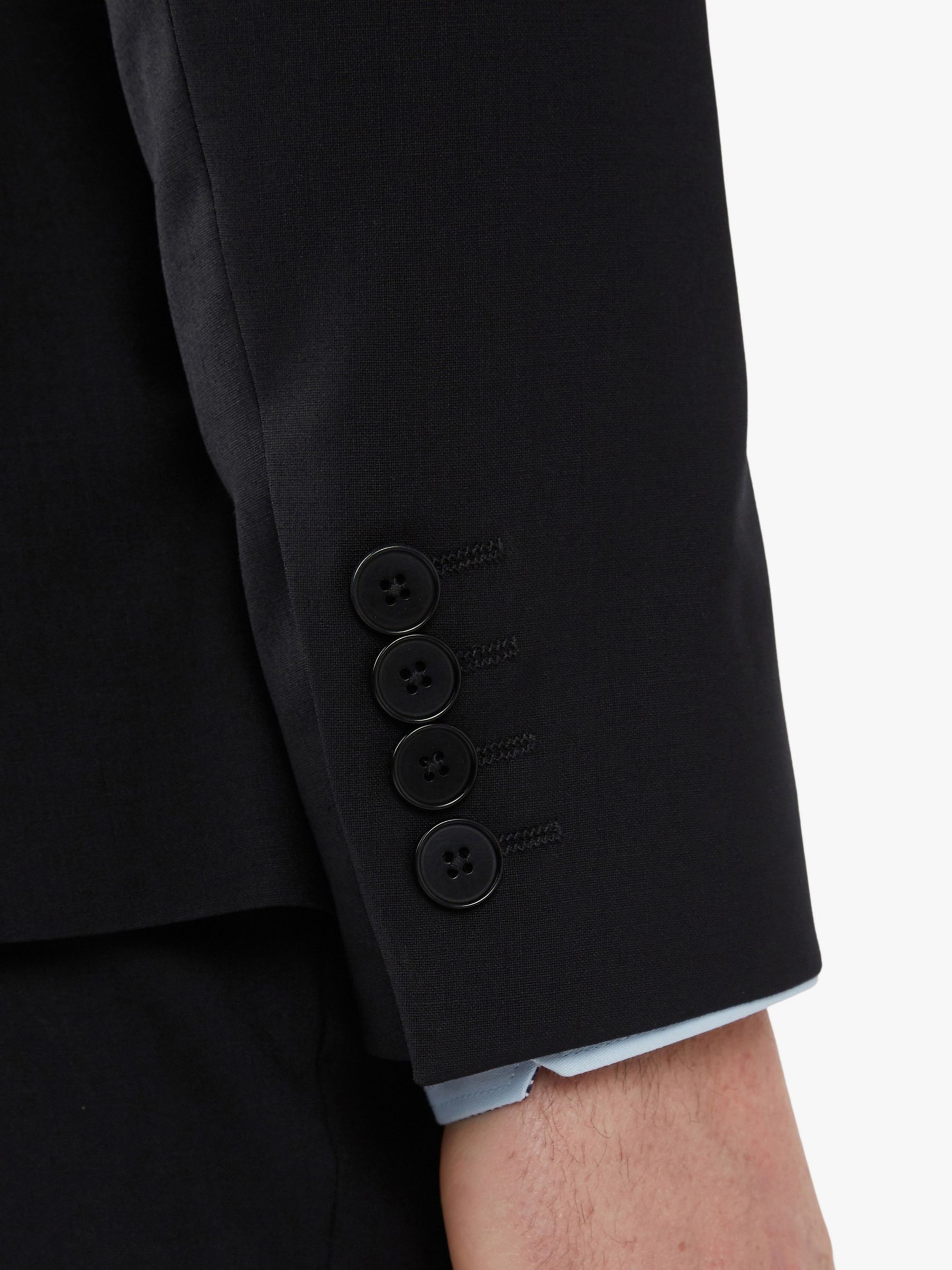 Ted Baker Panama Wool Blend Suit Jacket, Black, 38S