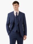 Ted Baker Wool Blend Check Suit Jacket, Blue