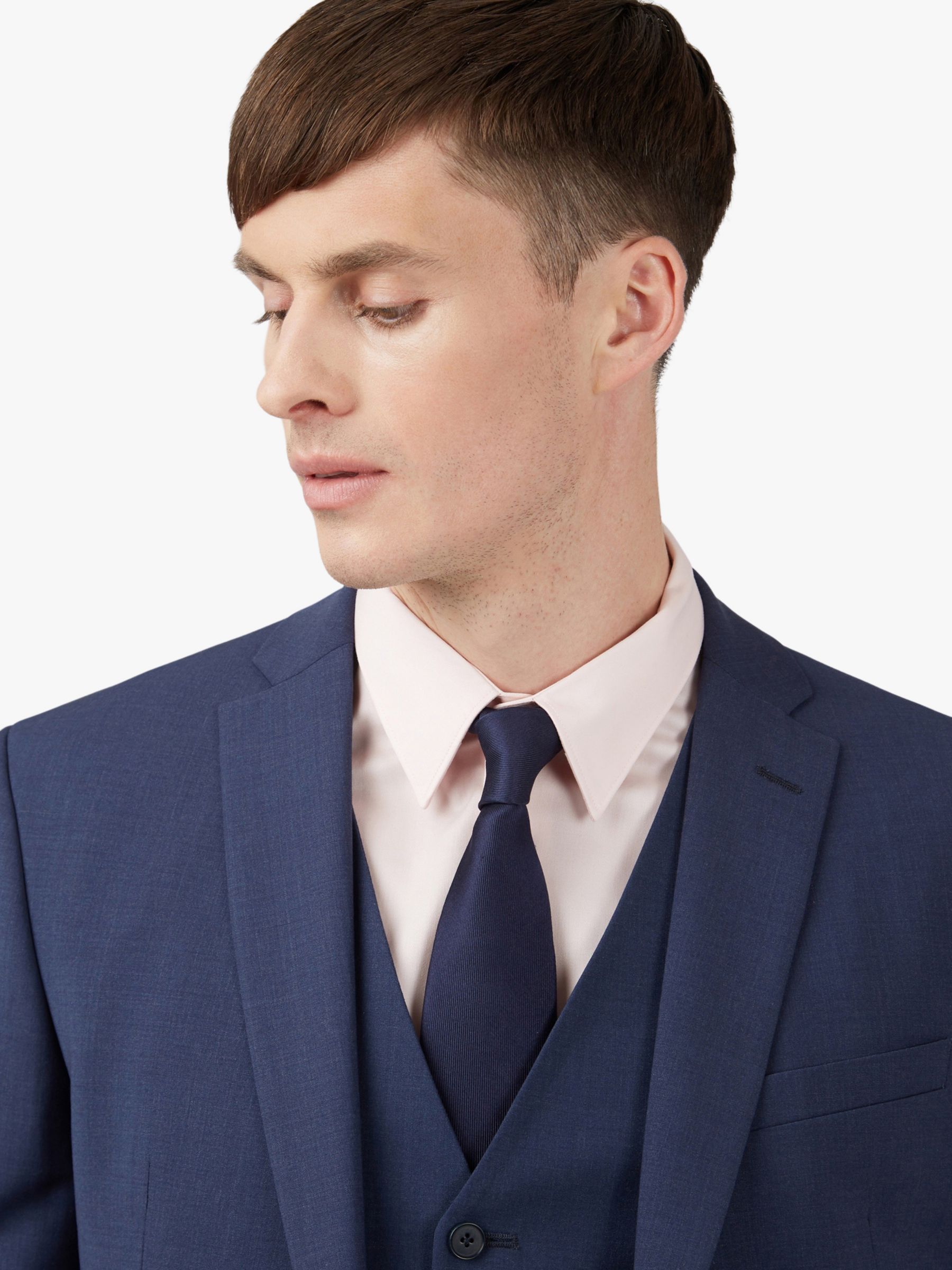 Buy Ted Baker Wool Blend Suit Jacket, Blue Online at johnlewis.com