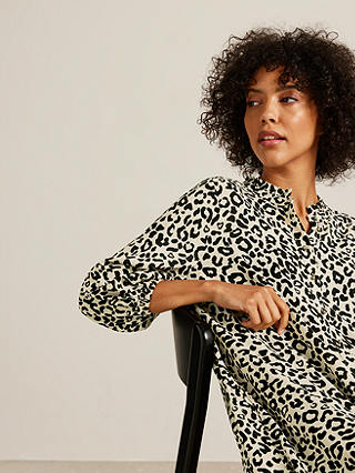 AND/OR Fifi Leopard Dress, Neutral