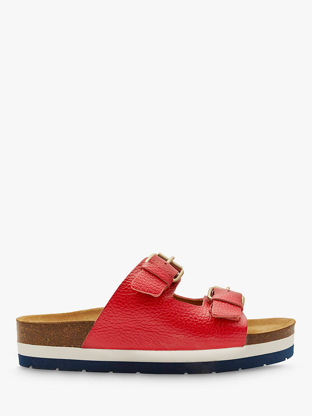Boden Ottoline Double Strap Flatform Sandals, Red