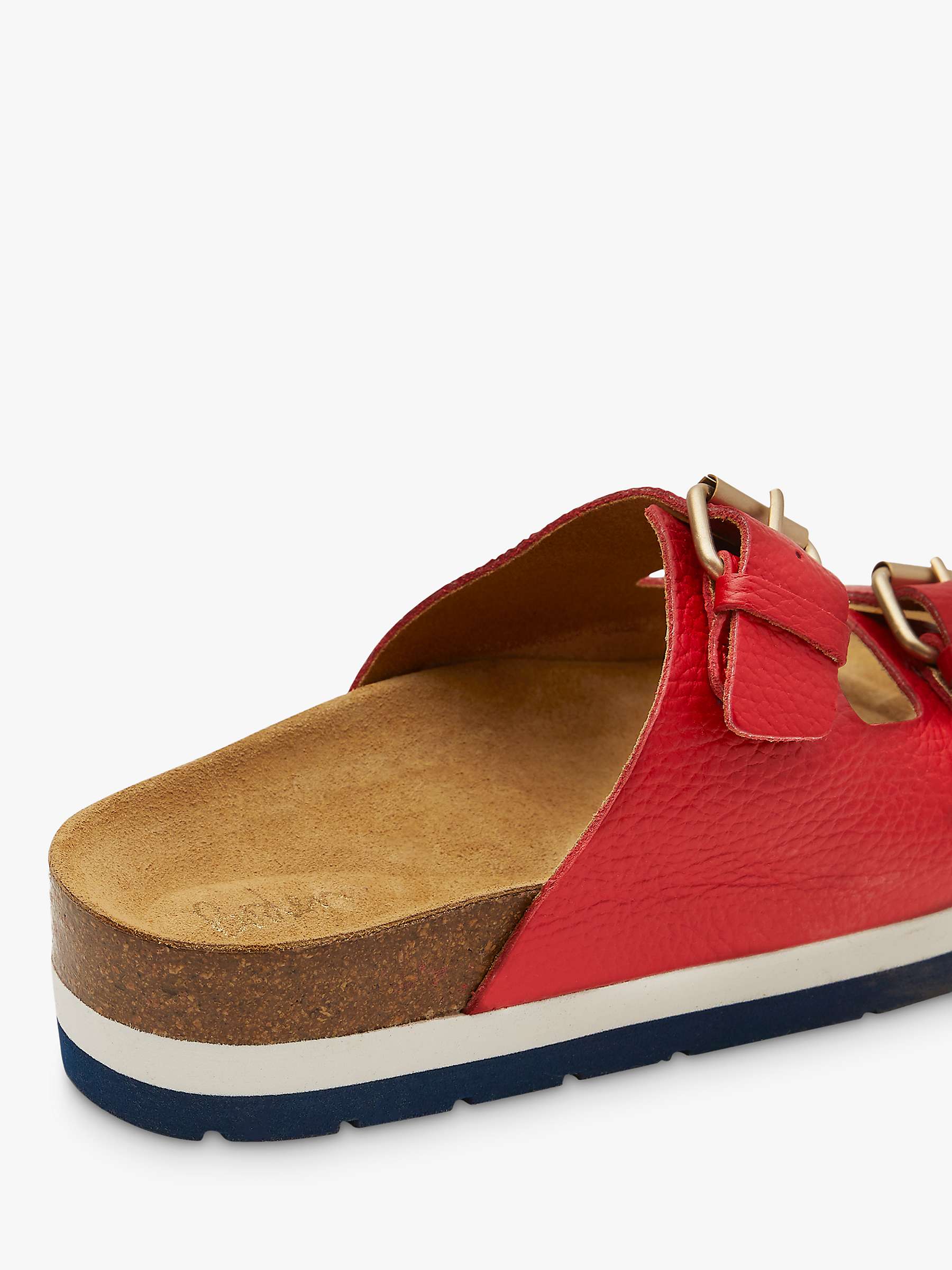 Buy Boden Ottoline Double Strap Flatform Sandals, Red Online at johnlewis.com