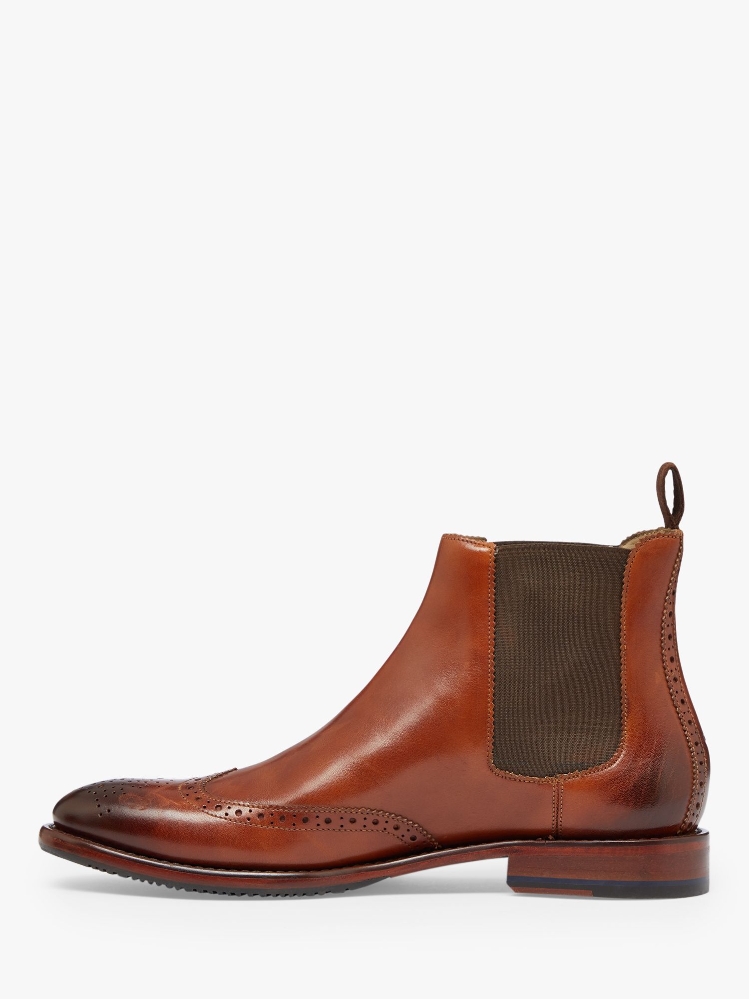 Oliver Sweeney Portrush Antiqued Leather Chelsea Boots, Tan at John ...
