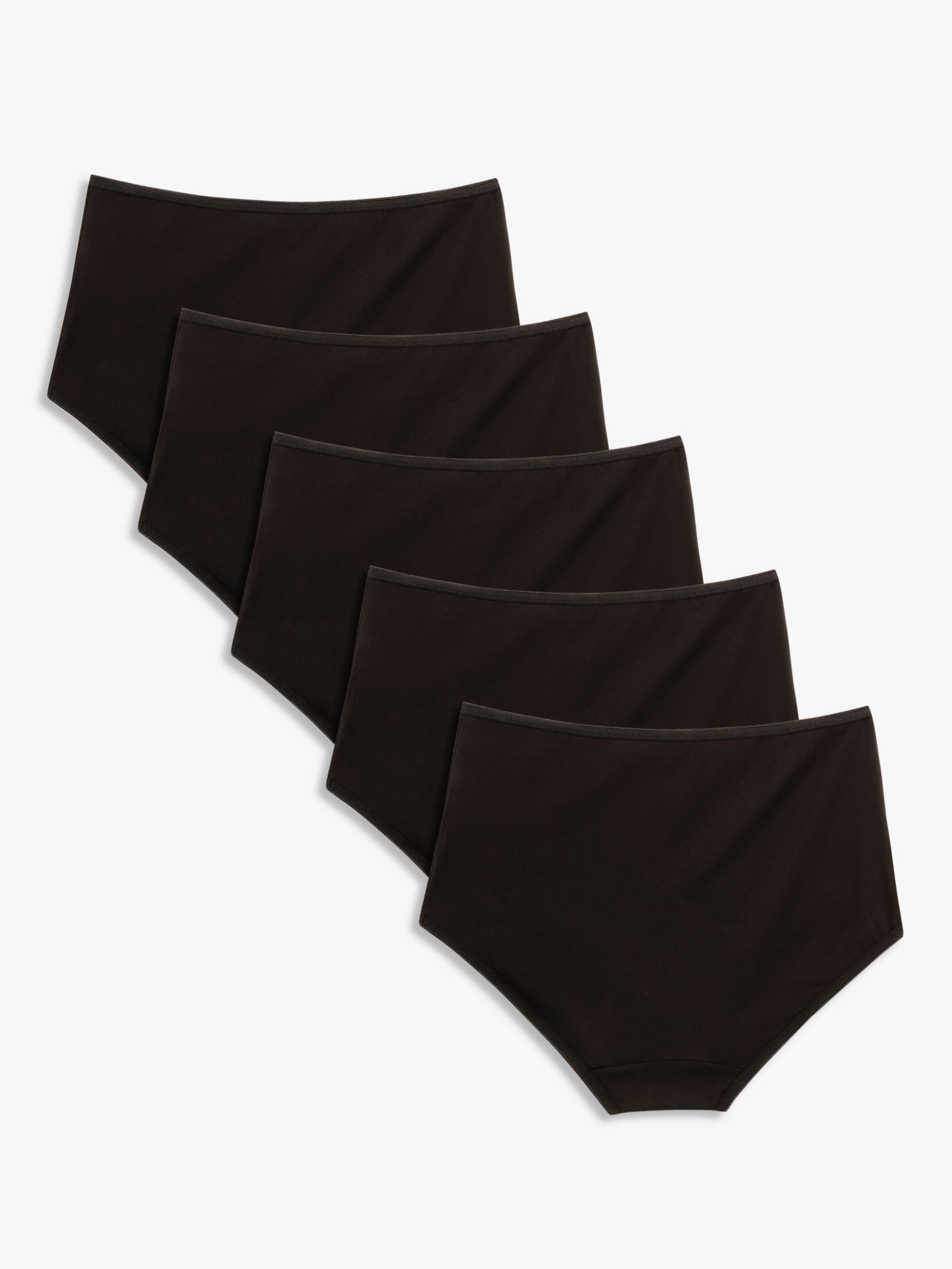 Buy John Lewis ANYDAY Microfibre Full Briefs, Pack of 5 Online at johnlewis.com