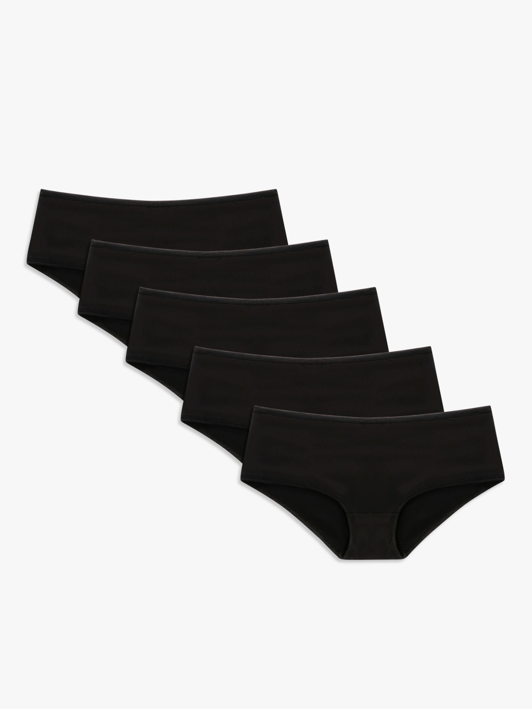Buy John Lewis ANYDAY Microfibre Short Knickers, Pack of 5 Online at johnlewis.com