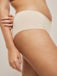 John Lewis ANYDAY Microfibre Short Knickers, Pack of 5, Natural