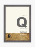 Nielsen Quadrum Oak Wood Poster Frame, Grey