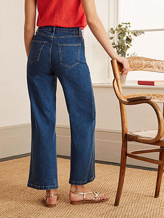 Boden Horn Leg Jeans, Mid Vintage Denim